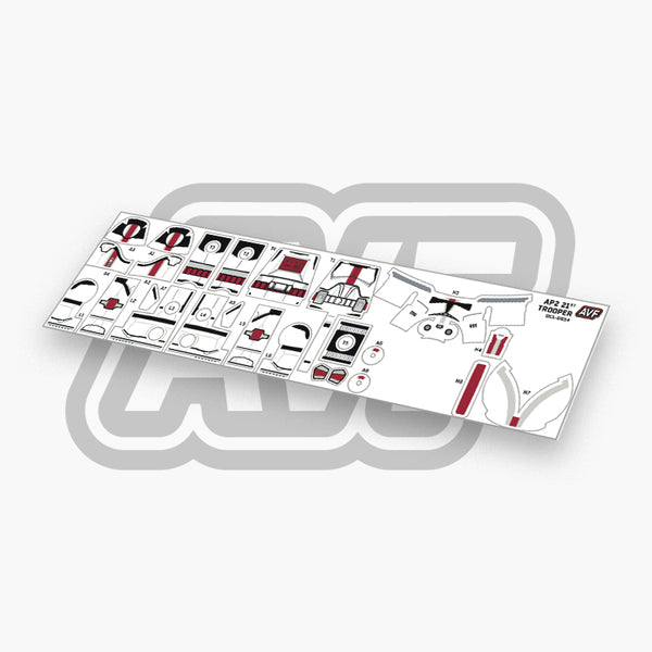 21st Marine AT-RT Driver Decals