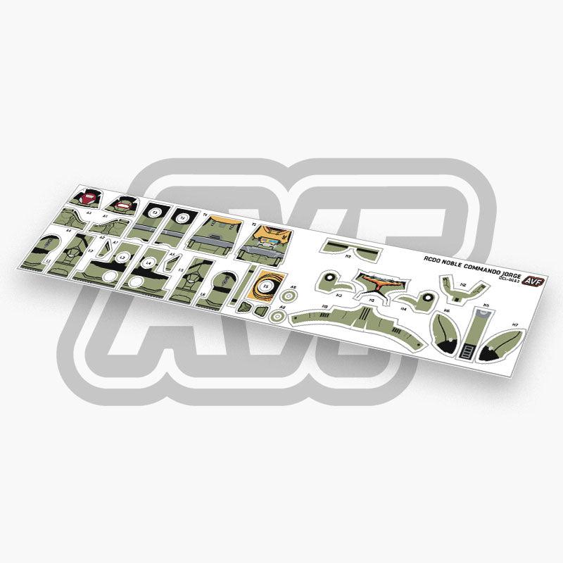 Noble Team Commando Decals