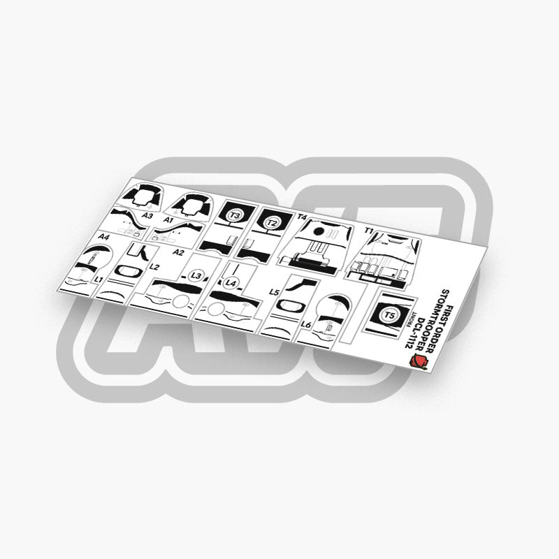 First Order Decals First Order Trooper Decals