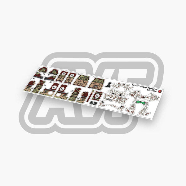 41st Scout Trooper Decals