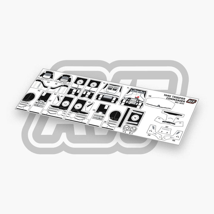 Tank Commander Patch Tank Trooper Commander Decals