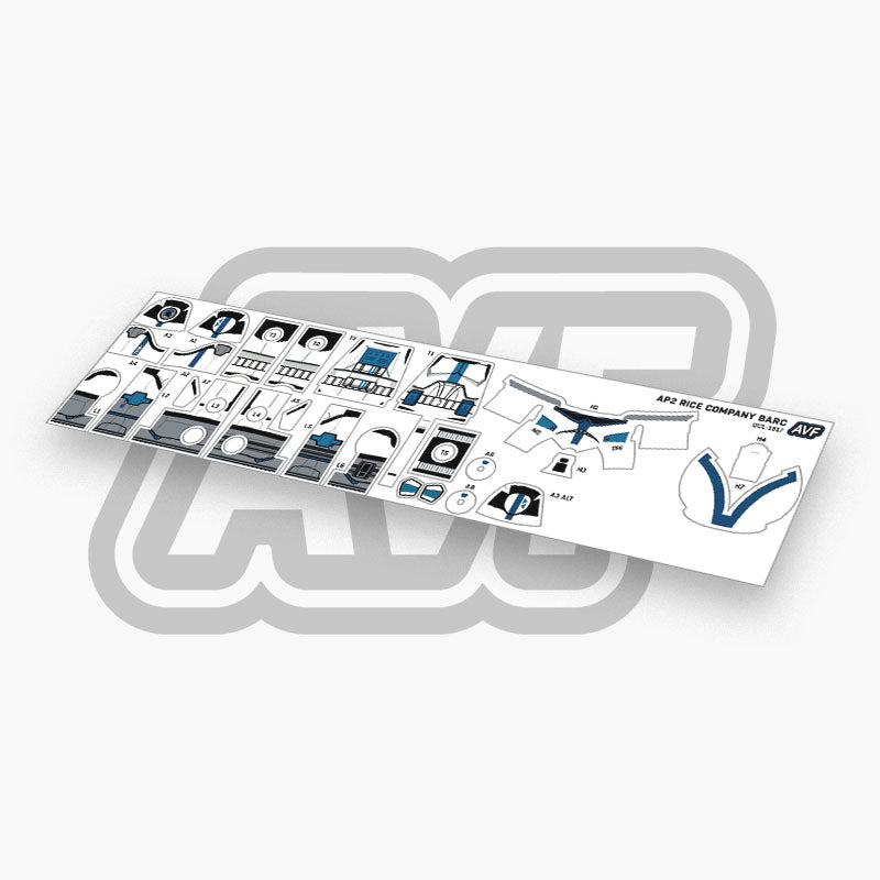 Rice Company BARC Trooper Decals