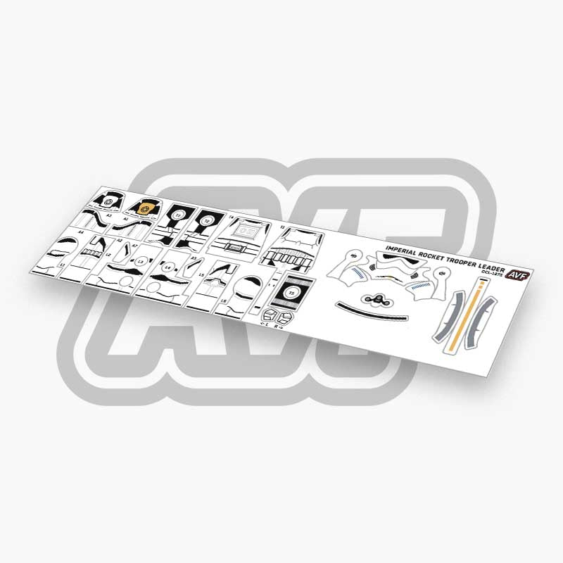 Imperial Rocket Trooper Leader Decals