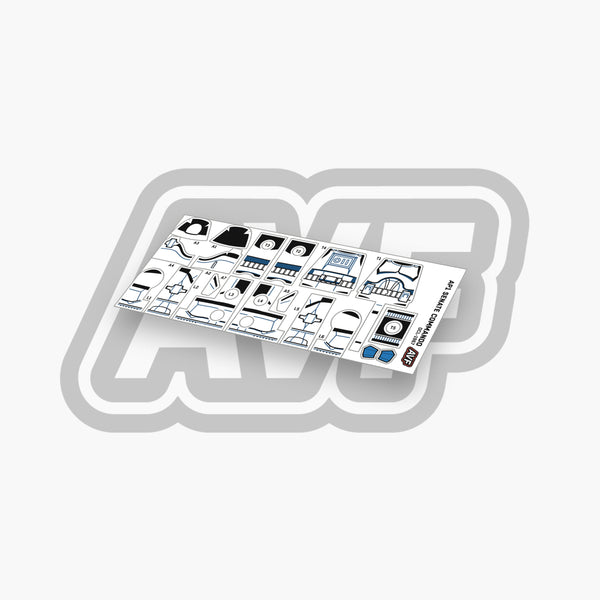 Senate Commando Decals