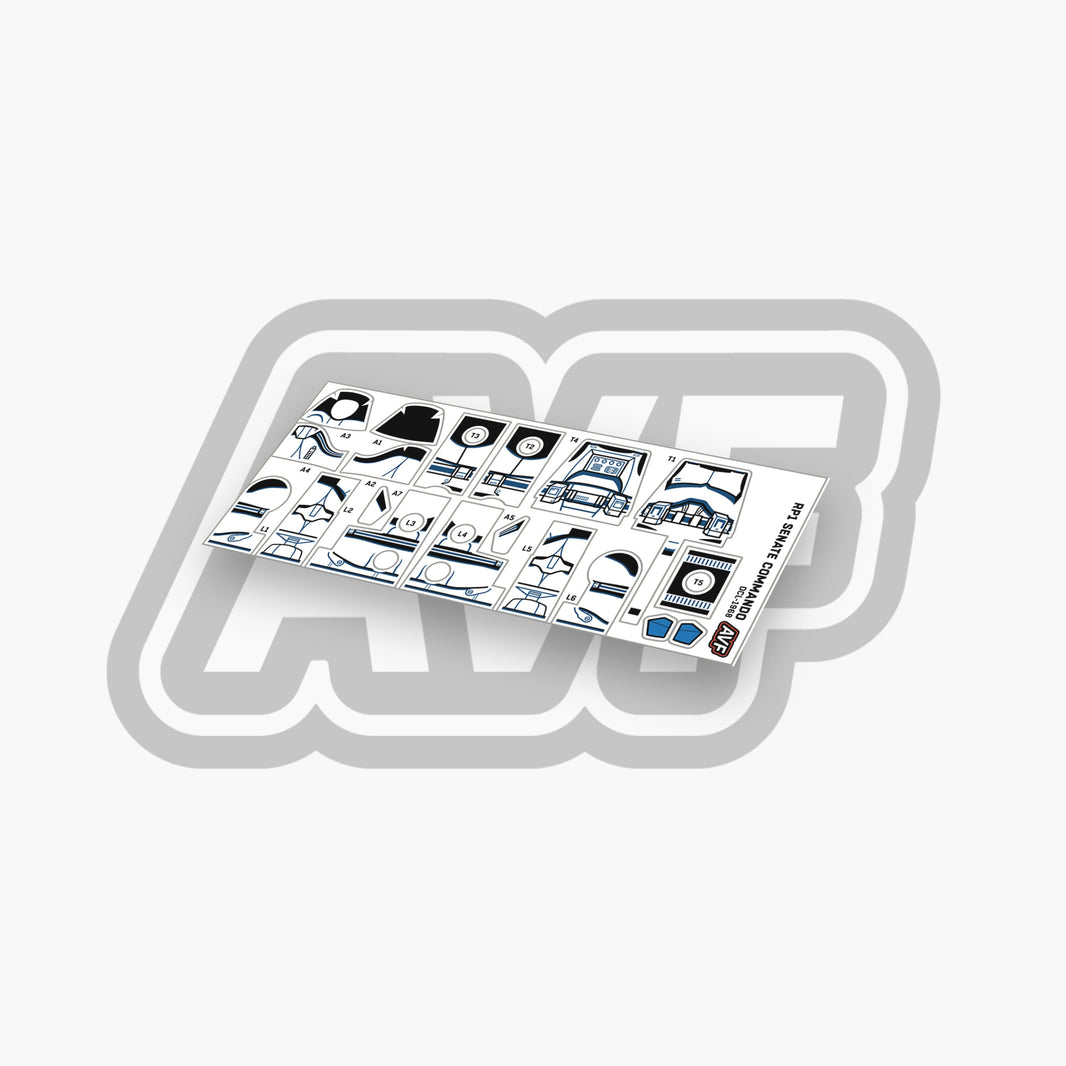 Senate Commando Decals