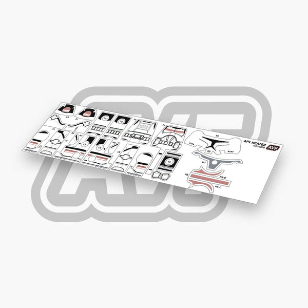 Heater Decals