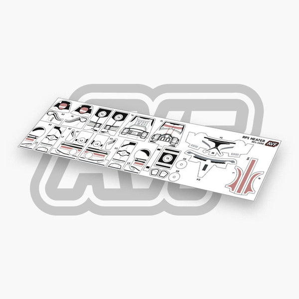 Heater Decals