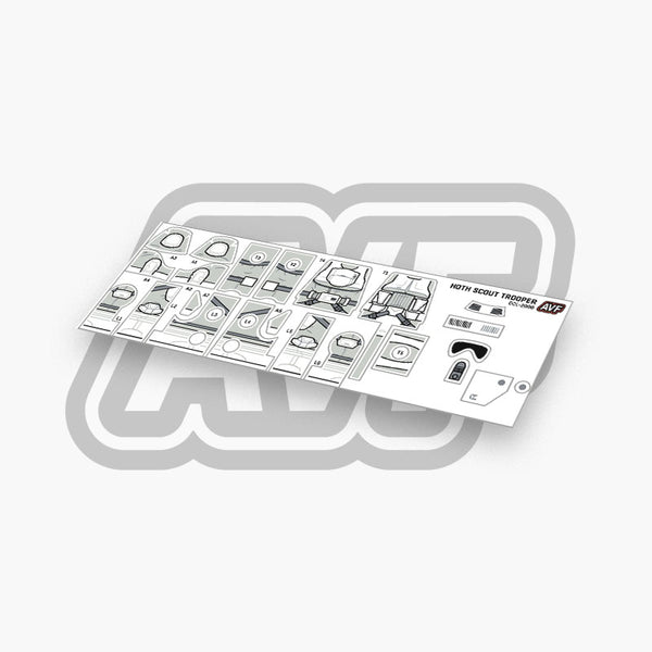 Hoth Scout Trooper Decals