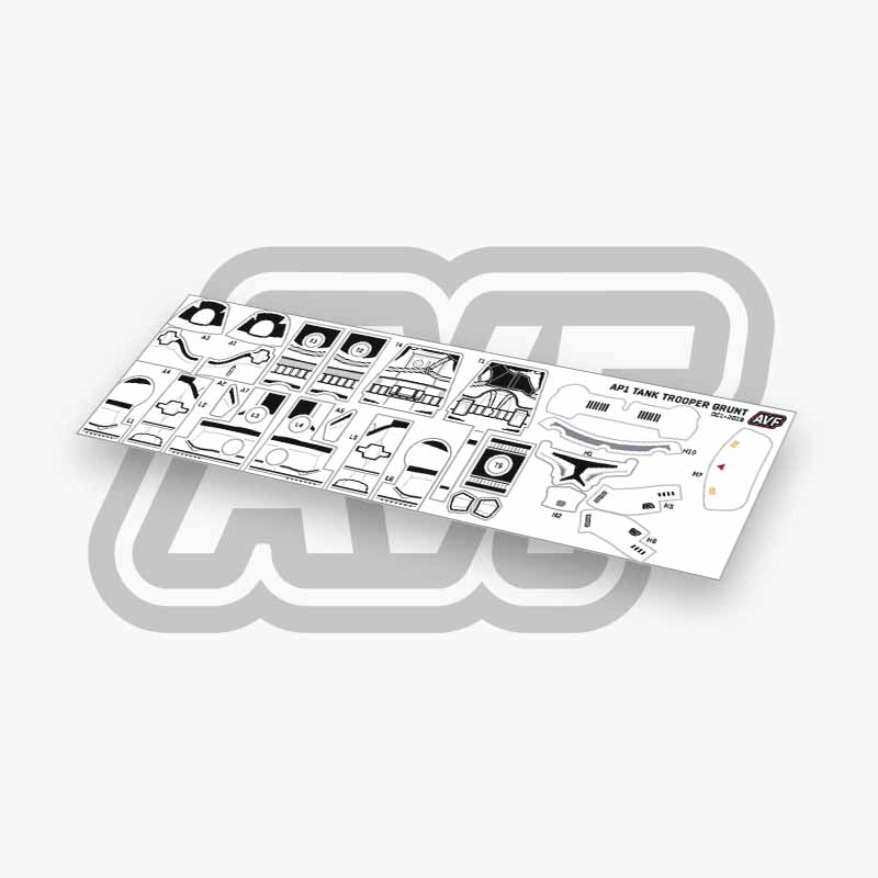 Clone Tank Trooper Grunt Decals