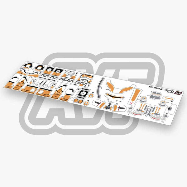 212th Airborne Jet Trooper Decals