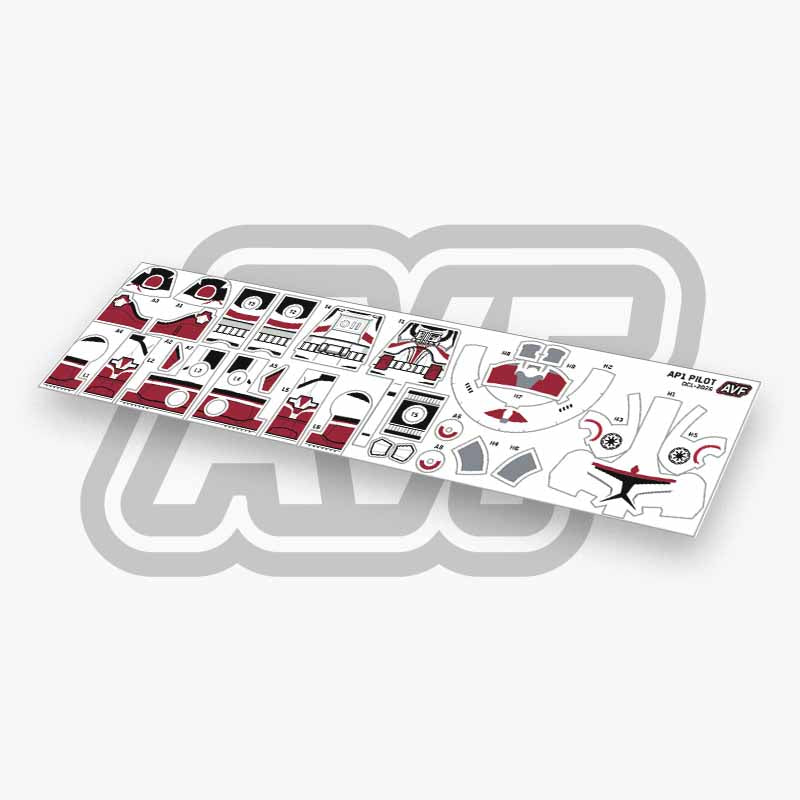 Coruscant Guard Pilot Decals