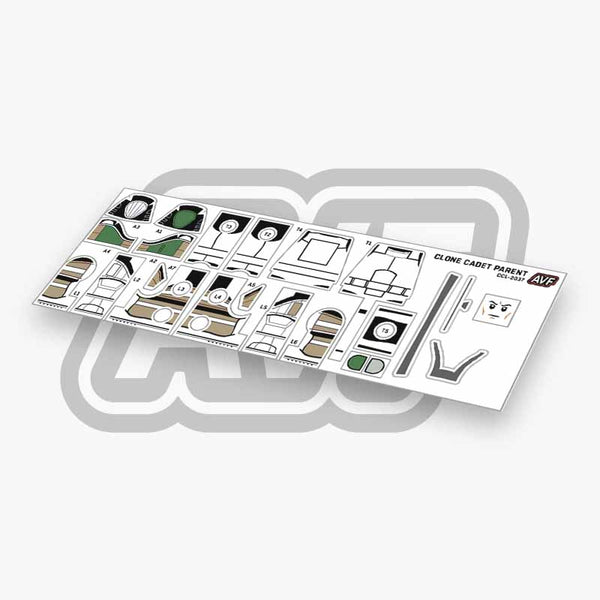 Clone Training Armor Decals