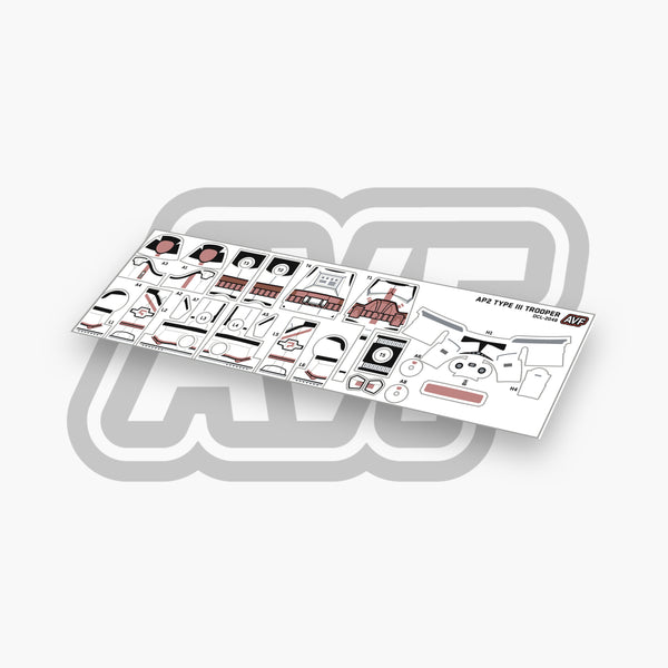 Type III Trooper Decals