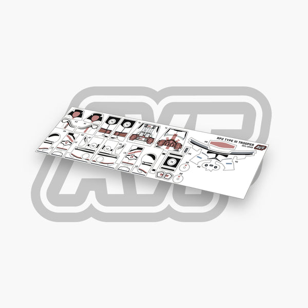 Type III Trooper Decals