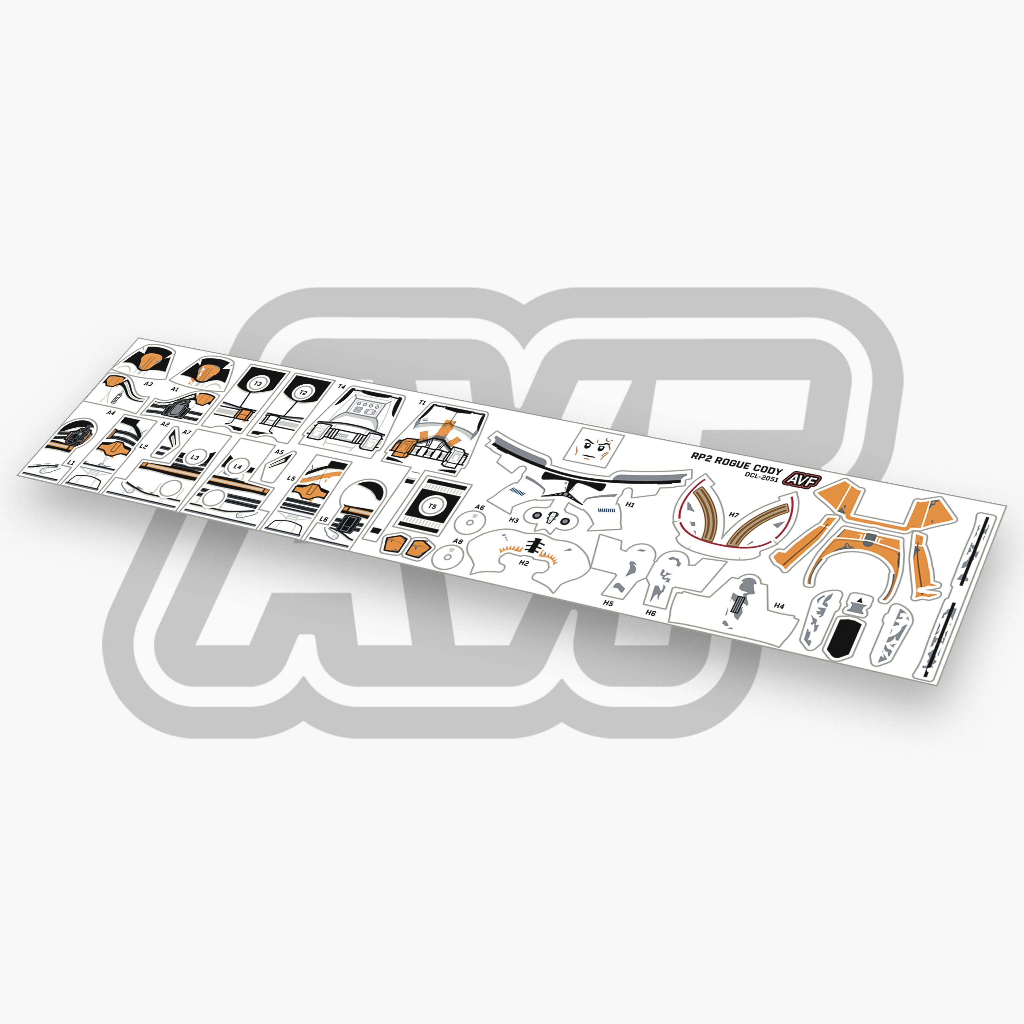 Commander Cody Decals