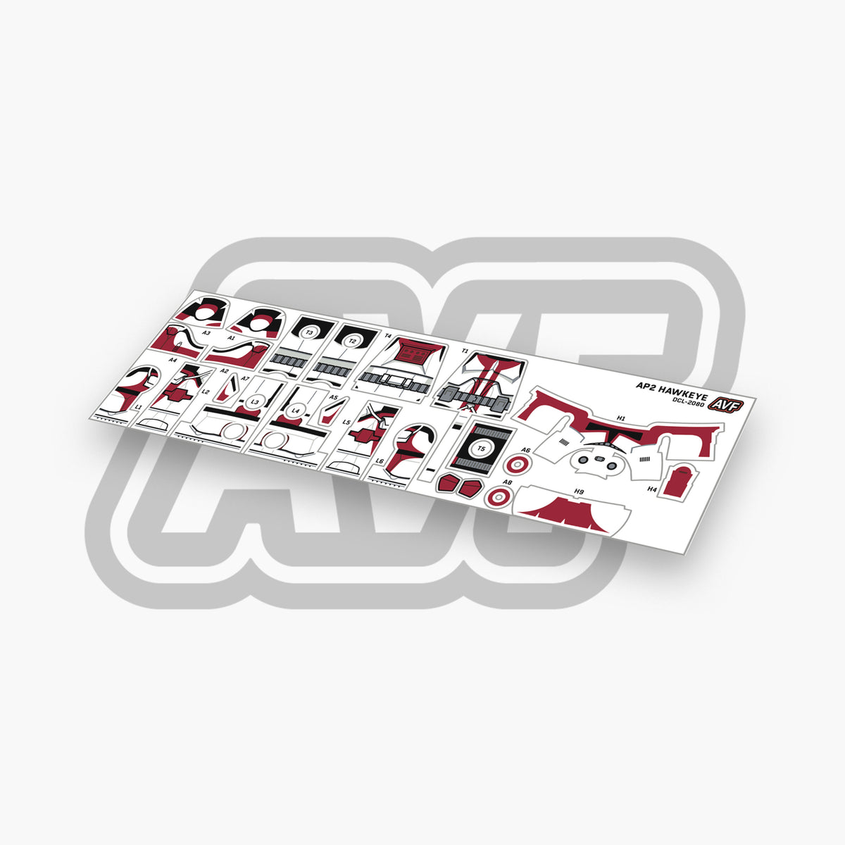 Hawkeye Decals