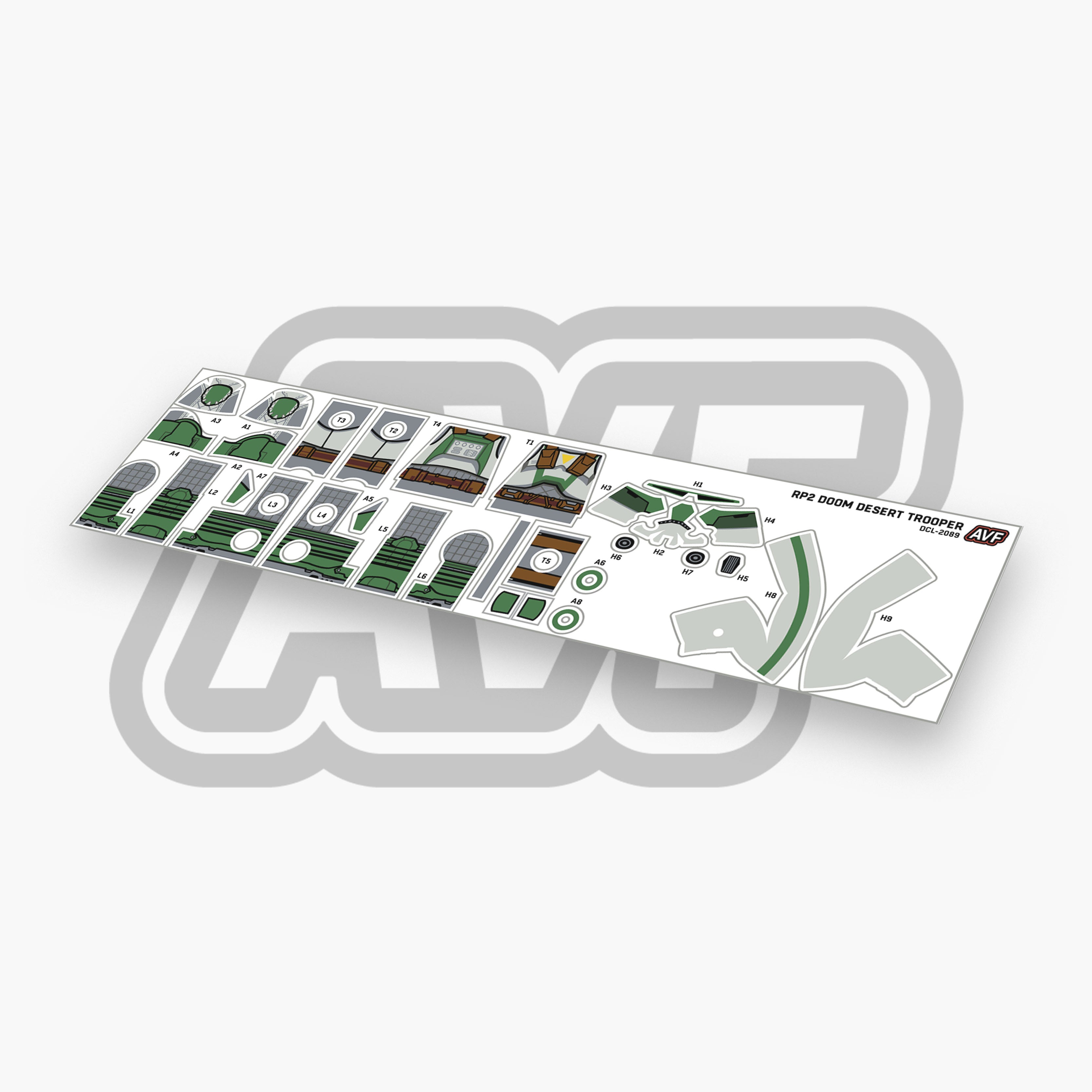 Doom Desert Trooper Decals