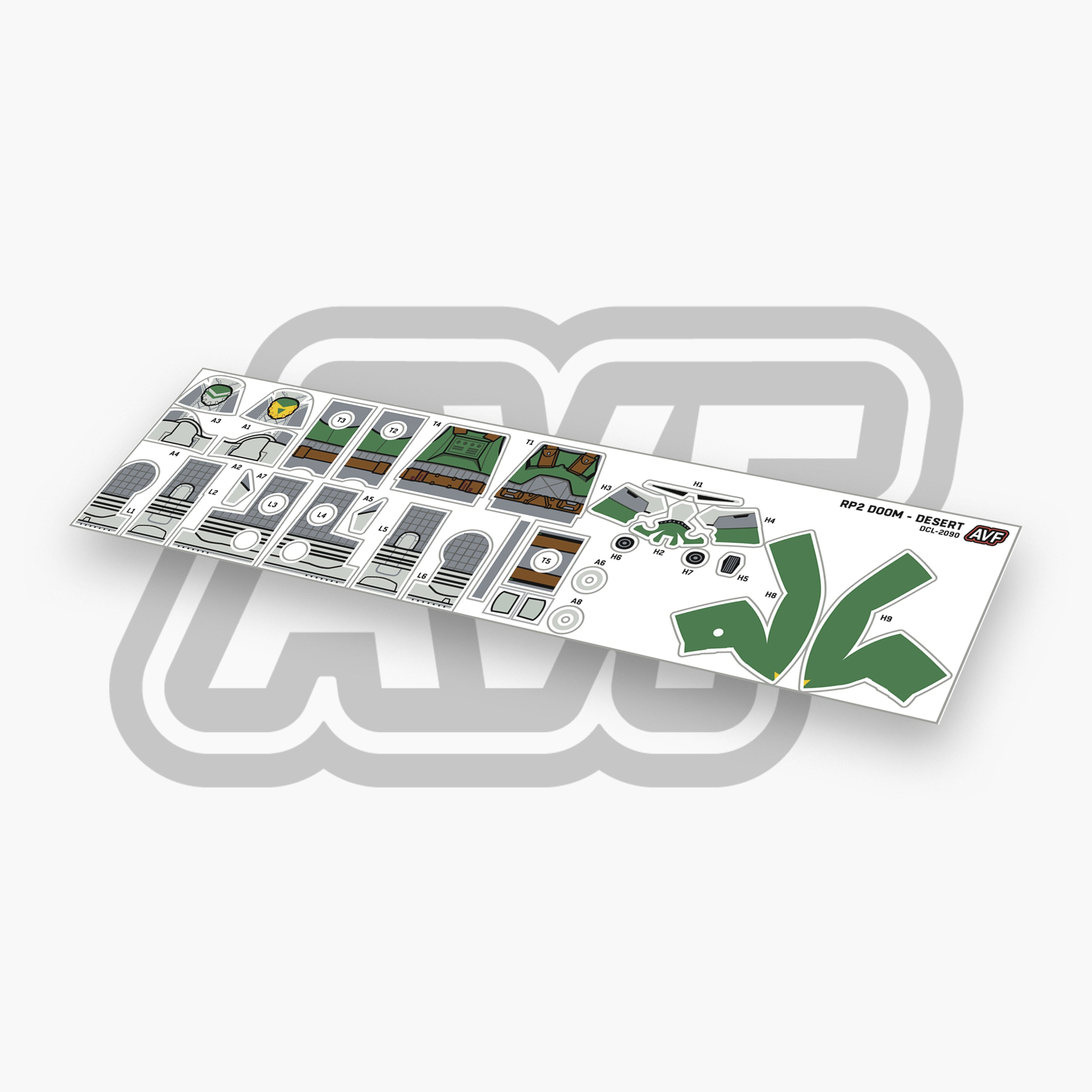 Commander Doom Decals