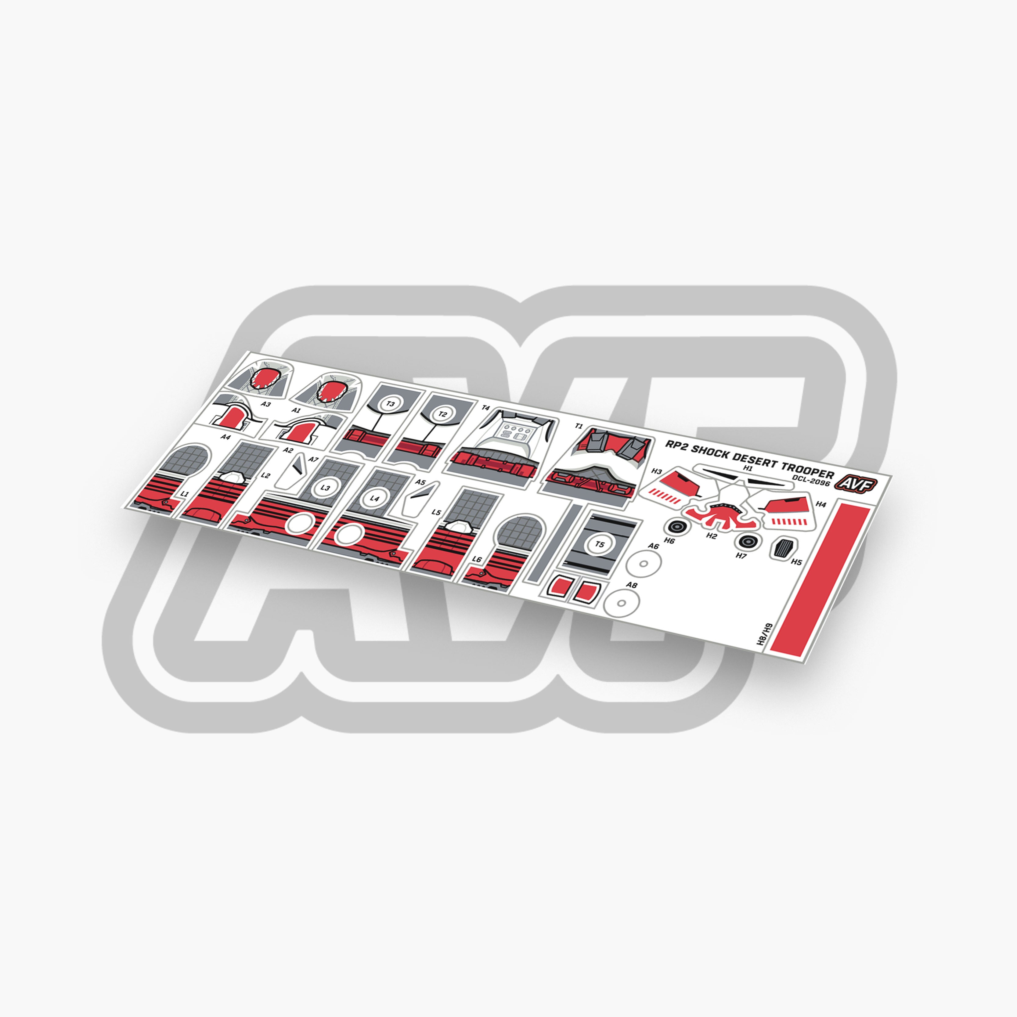 Shock Trooper Decals