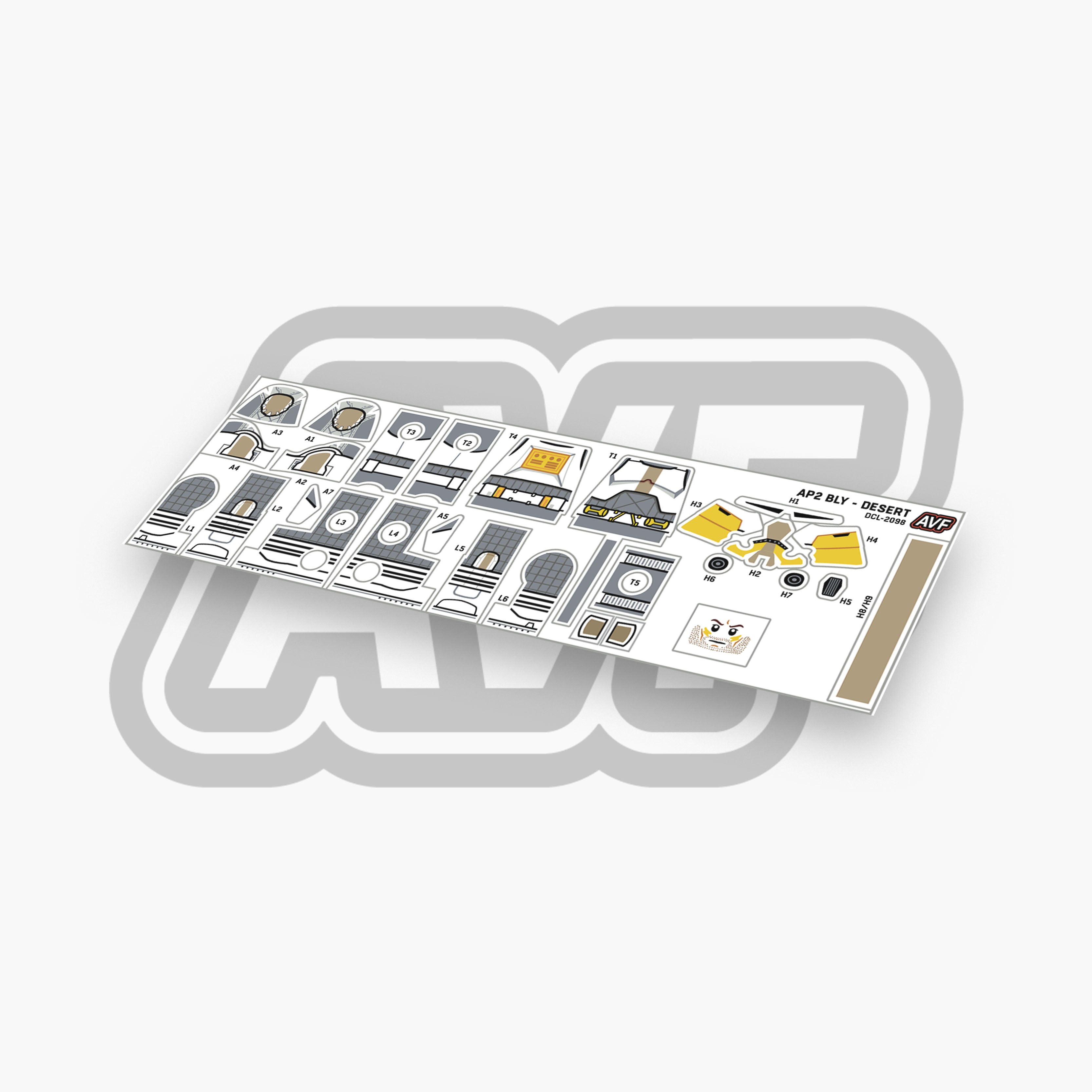 Commander Bly Decals