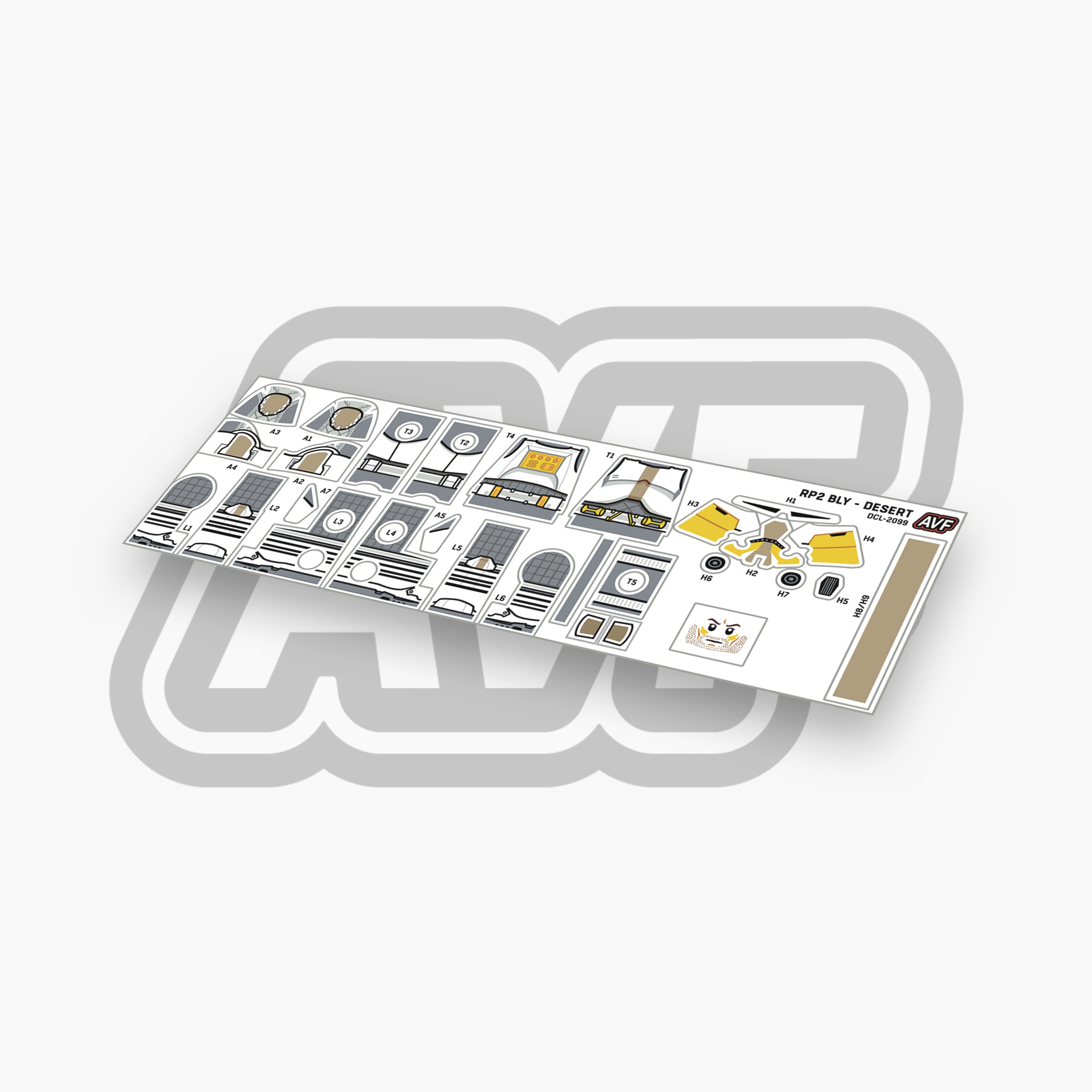 Commander Bly Decals