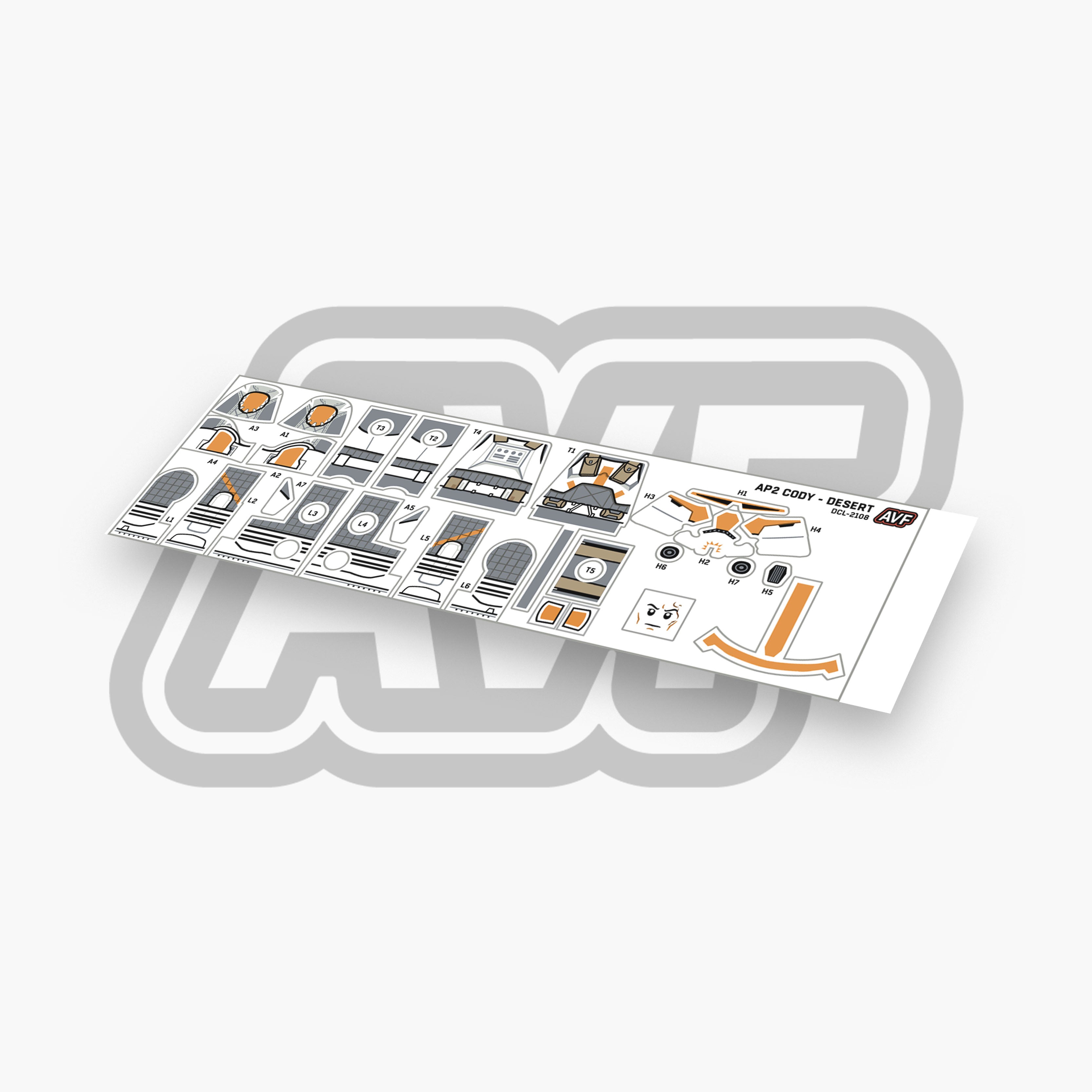 Commander Cody Decals