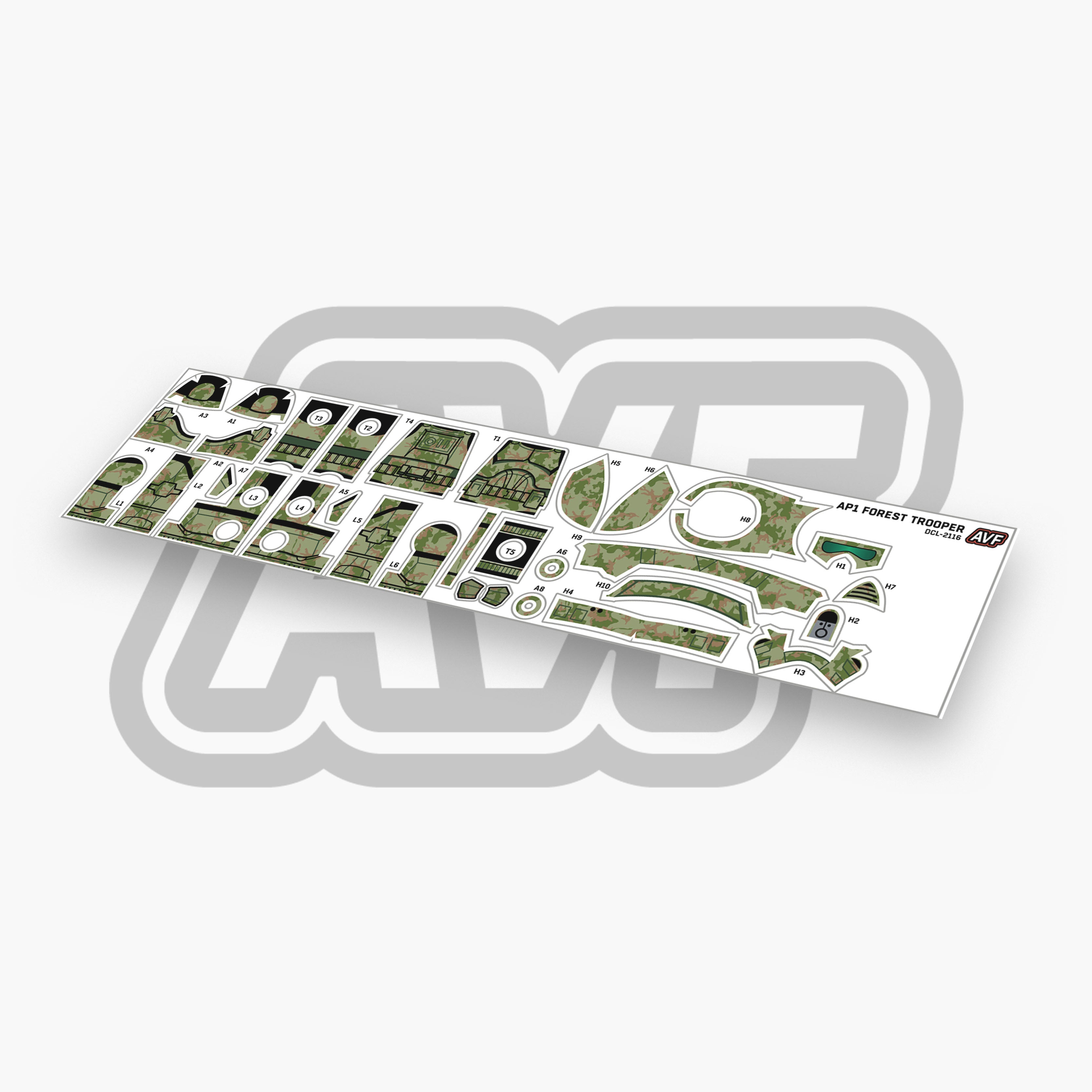 Forest Trooper Decals