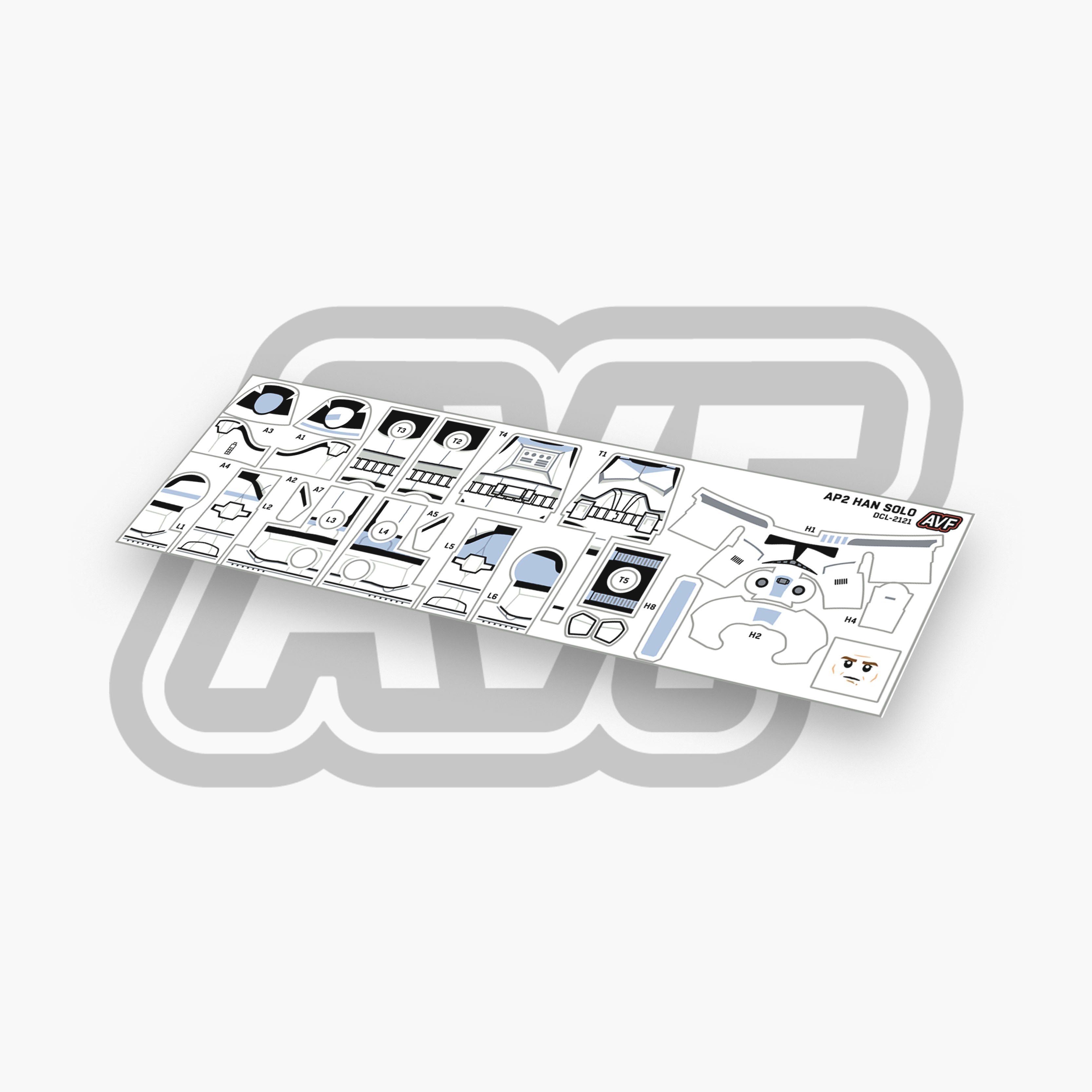 Han Solo (Clone Armor) Decals
