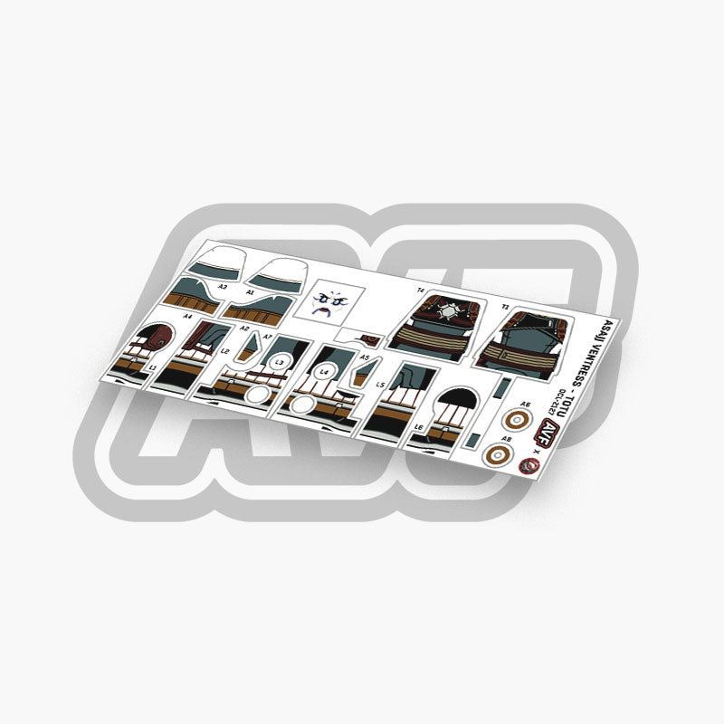 Asajj Ventress Decals