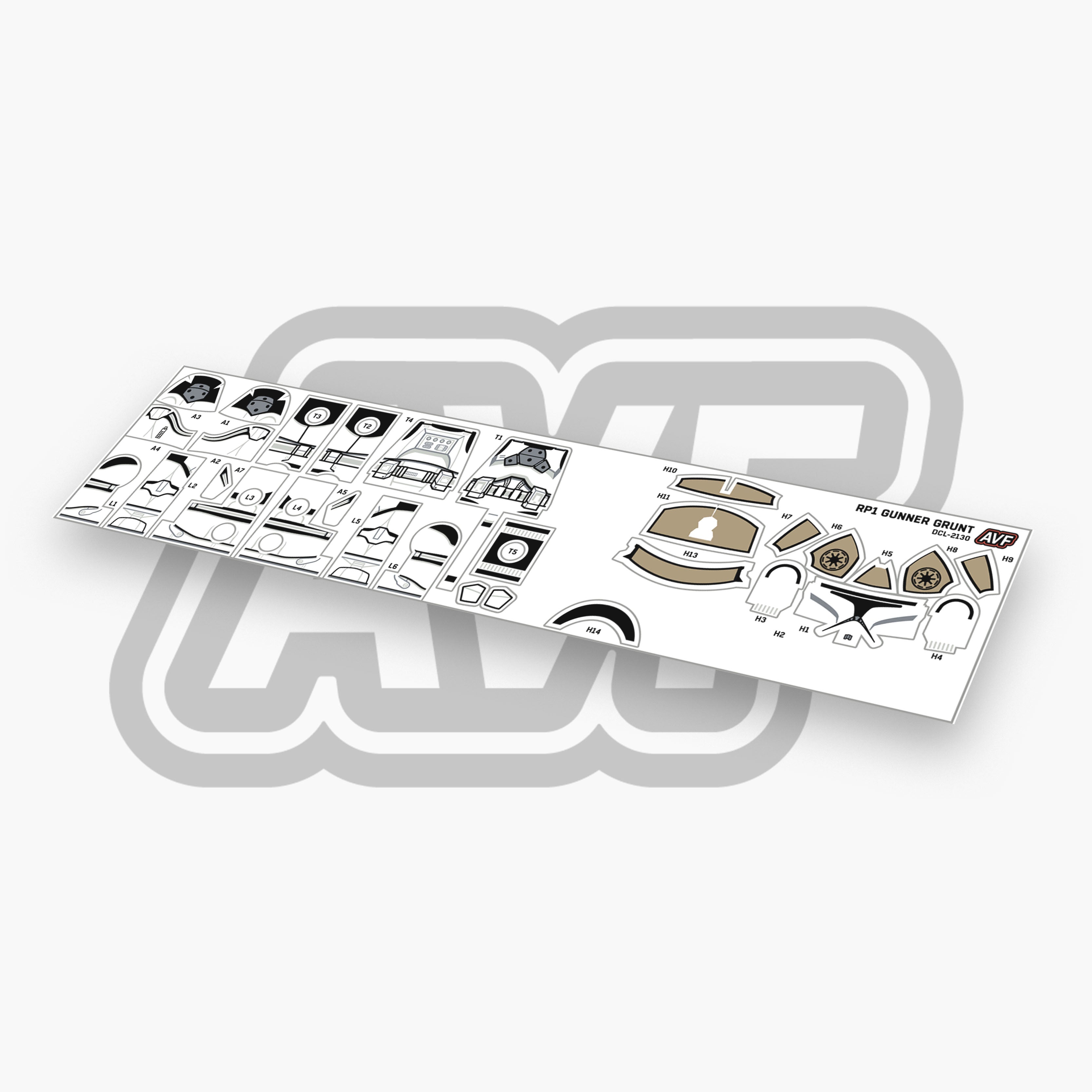Gunner Grunt Decals