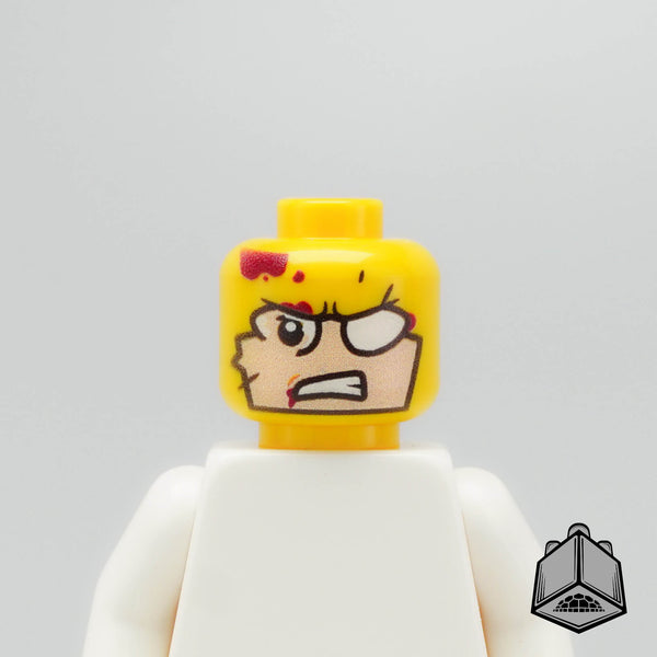 Invincible Damaged Face
