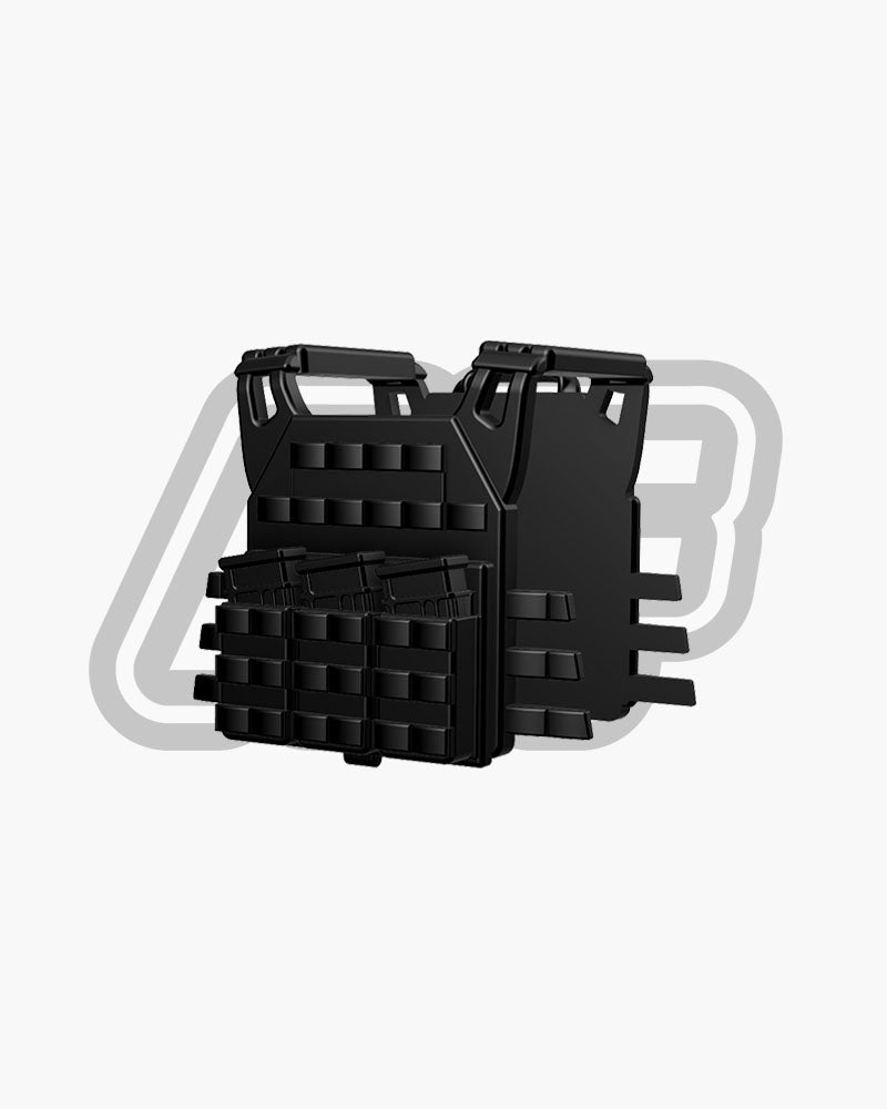 Jump Plate Carrier w/ Triple Mag Pouch 3D Print