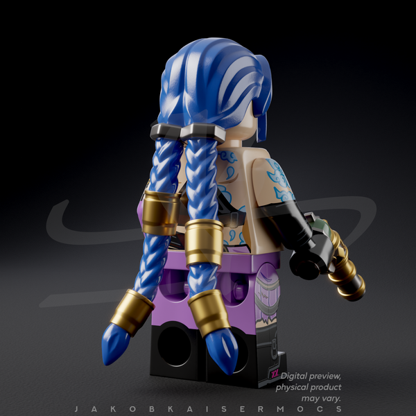Jinx & Vi - Pad Printed Figure Bundle READY-TO-SHIP