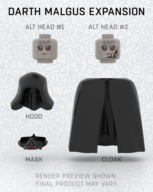 Darth Malgus - Pad Printed Figure Pre-Order