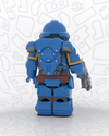 Imperial Azure Interstellar Warrior - Pad Printed Figure PRE-ORDER