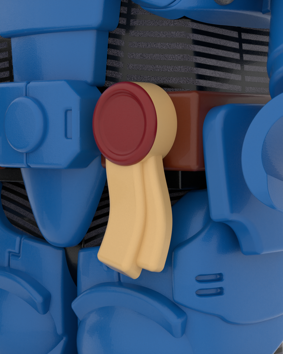 Imperial Azure Interstellar Warrior - Pad Printed Figure PRE-ORDER