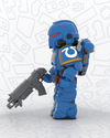 Imperial Azure Interstellar Warrior - Pad Printed Figure PRE-ORDER
