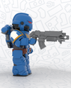 Imperial Azure Interstellar Warrior - Pad Printed Figure PRE-ORDER