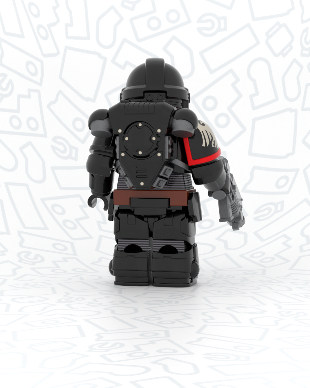 Blackbird Defender Interstellar Warrior - Pad Printed Figure PRE-ORDER