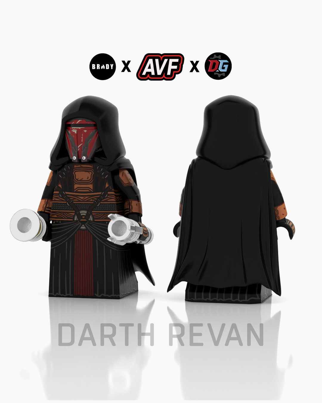 Darth Revan - Pad Printed Figure Pre-Order