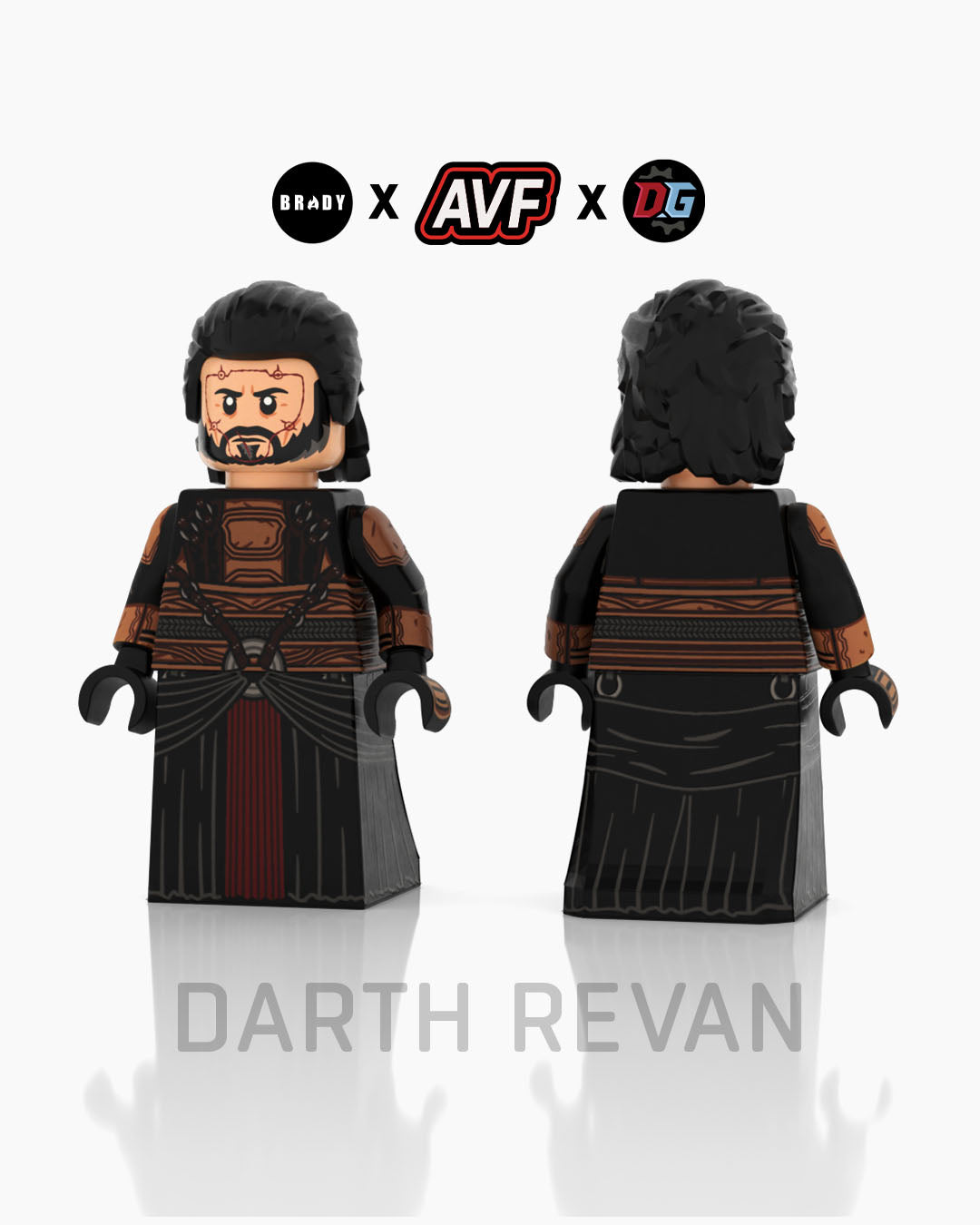 Darth Revan - Pad Printed Figure Pre-Order