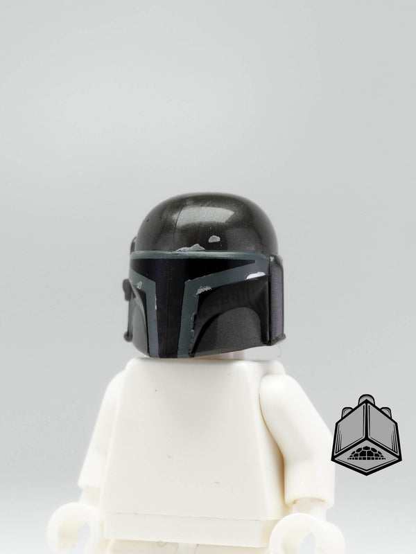 Shadow Mandalorian Supercommando Pad Printed Helmet