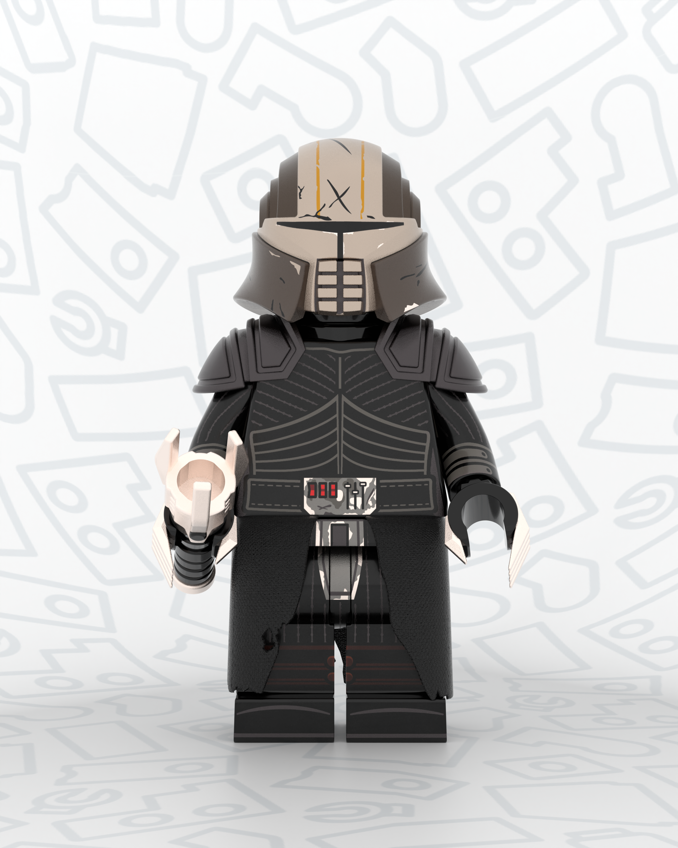 Lord Starkiller (180° Torso Version) - Pad Printed Figure Pre-Order