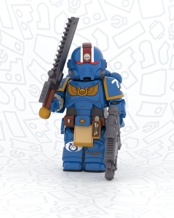 Captain Azure - Pad Printed Figure PRE-ORDER