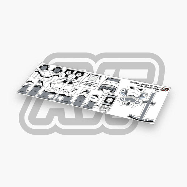 Monthly Recolor Decals - Imperial Shock Stormtrooper