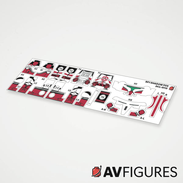 Phase 1 Shadow Commander Fox Decals