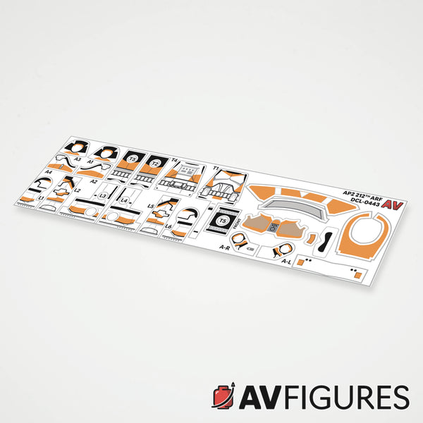 Phase 2 212th ARF Trooper Decals