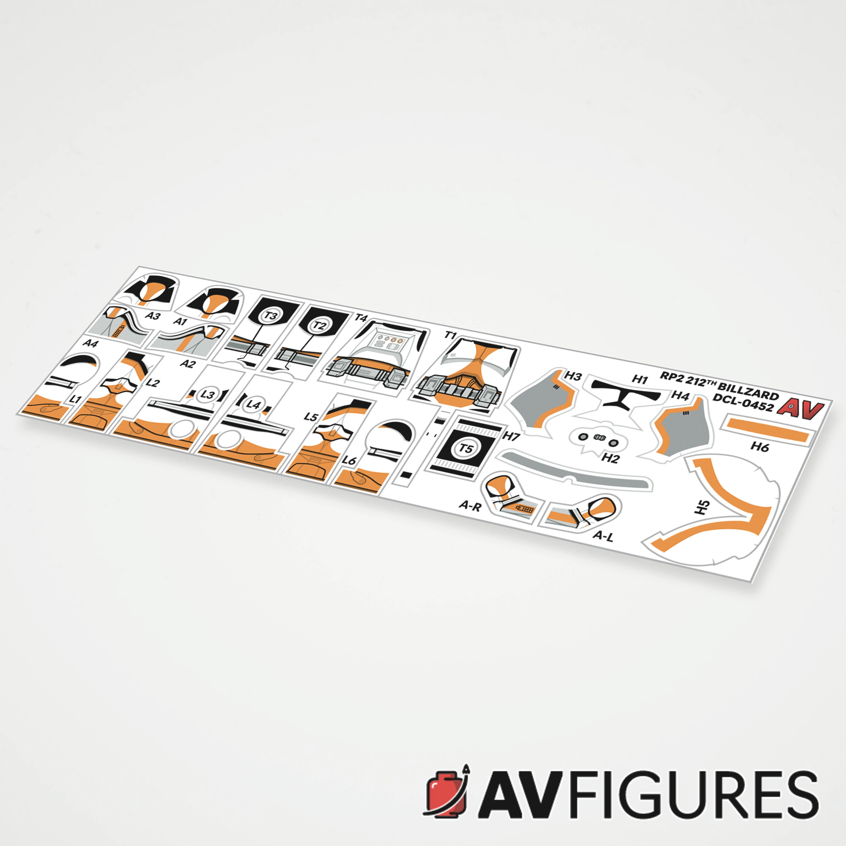 Phase 2 212th Blizzard Trooper Decals