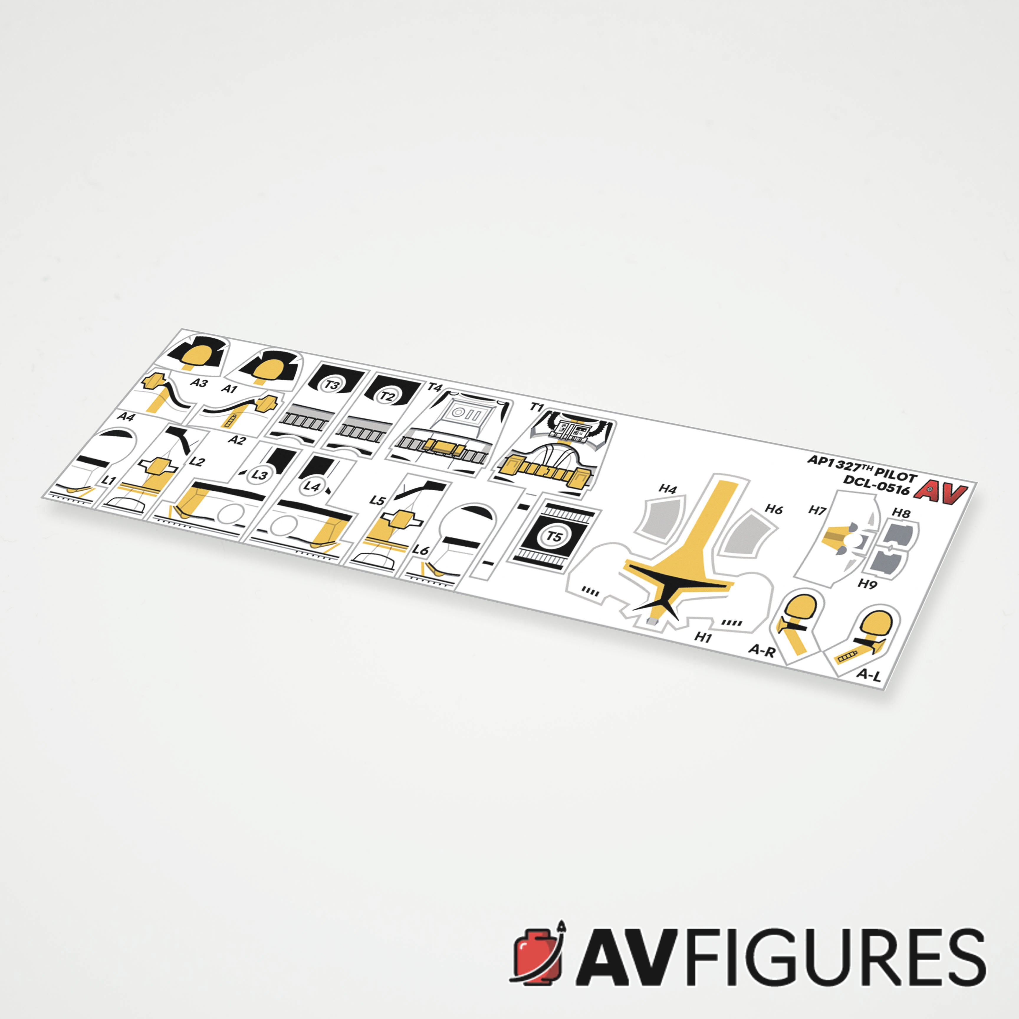 Phase 1 327th Pilot Decals