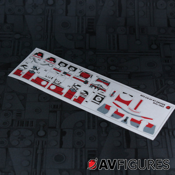 Coruscant Guard AT-RT Driver Decals